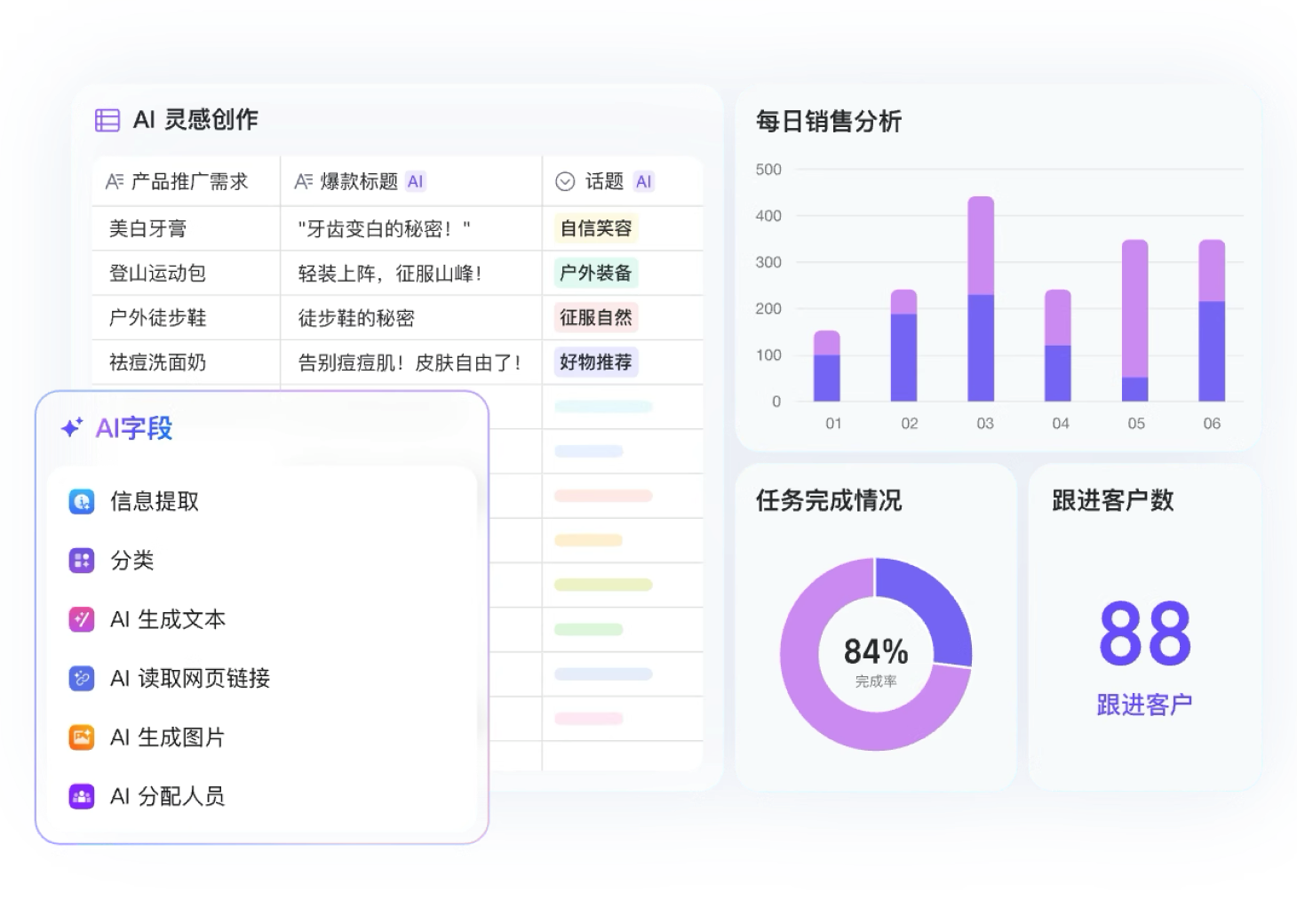 报告配图、语音播报自由创作，丰富AI场景模板拿来即用